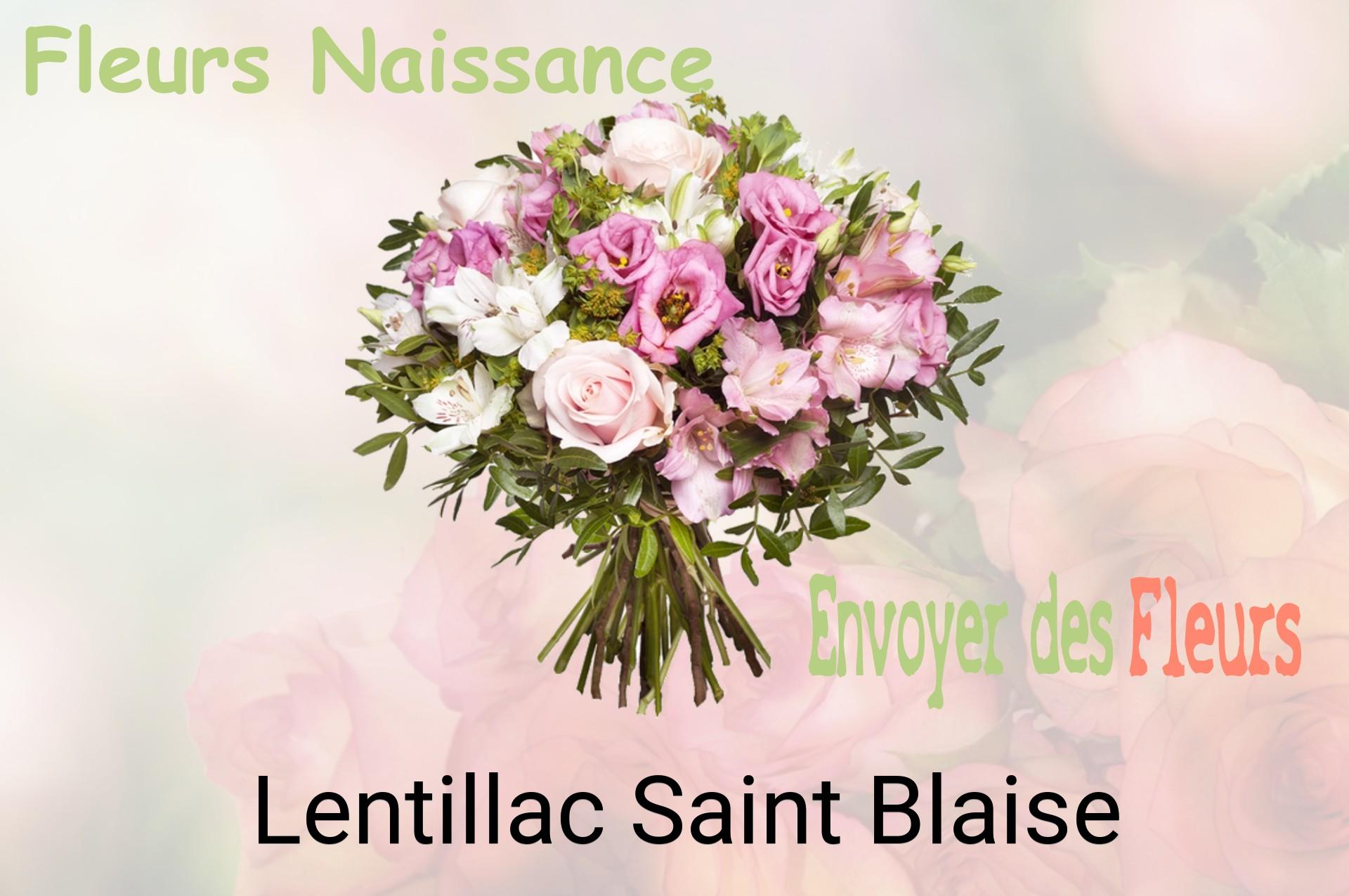 Bouquet de fleurs de naissance livré à Lentillac-Saint-Blaise