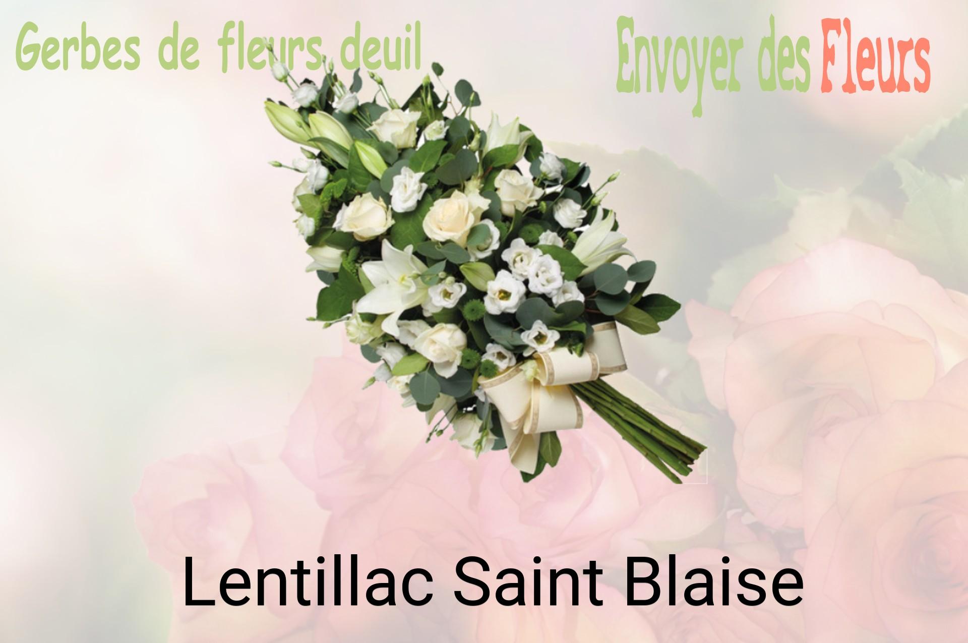 Gerbe de fleurs de deuil livrée à Lentillac-Saint-Blaise